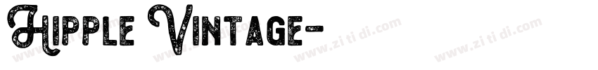 Hipple Vintage字体转换